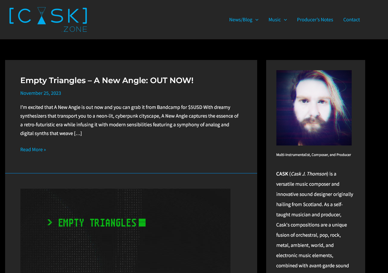 Welcome to the new CASKZone Site